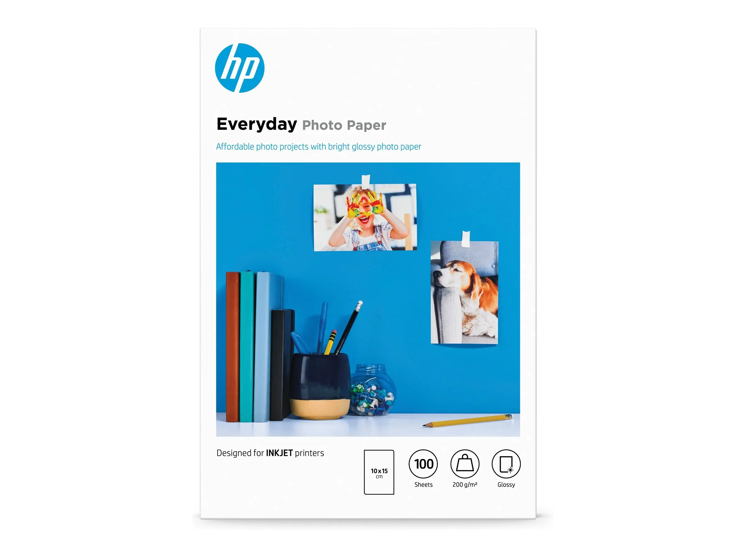 Χαρτί, HP Everyday γυαλιστερό φωτογραφικό χαρτί-100 φύλλα/10 x 15 cm