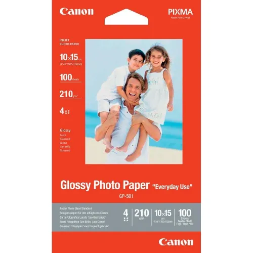 Хартия, Canon GP-501 10x15 cm, 100 Sheets