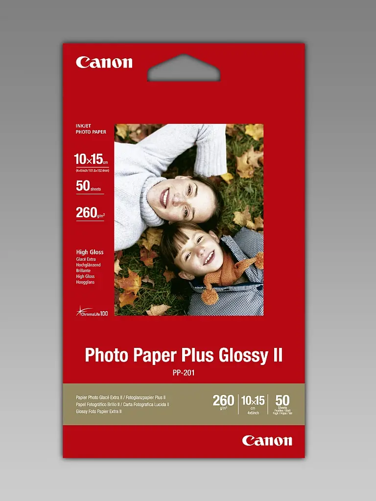 Χαρτί, Canon Plus Glossy II PP-201, 10x15 cm, 50 φύλλα