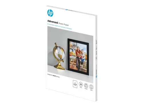 Хартия, HP Advanced Glossy Photo Paper-25 sht/A4/210 x 297 mm - image 1