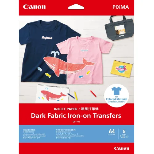 Хартия, Canon Dark Fabric Iron-on Transfers A4