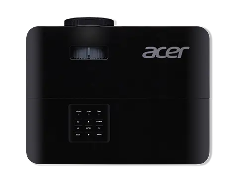 Мултимедиен проектор, Acer Projector X128H/BS-112P, DLP, XGA (1024x768), 4000 ANSI Lumens, 20000:1, 3D, HDMI, VGA, RCA, Audio in, DC Out (5V/2A, USB-A), Speaker 3W, Bluelight Shield, LumiSense, 2.8kg, Black - image 1