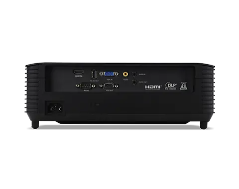 Мултимедиен проектор, Acer Projector X128H/BS-112P, DLP, XGA (1024x768), 4000 ANSI Lumens, 20000:1, 3D, HDMI, VGA, RCA, Audio in, DC Out (5V/2A, USB-A), Speaker 3W, Bluelight Shield, LumiSense, 2.8kg, Black - image 2