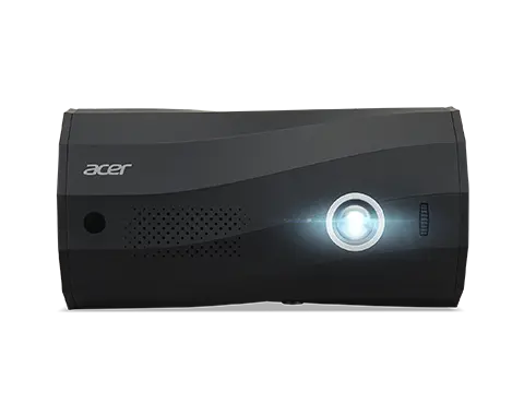 Мултимедиен проектор, Acer Projector C250i, DLP, LED, FHD (1920x1080), 300 Lumens, 5000:1, HDMI, USB, USB (Type A, 5V/0.5A), SD (Micro, SDHC), PC Audio (Stereo mini jack),Wireless Kit (UWA5), Built in battery, Bluetooth speaker, rotatable projection, 775g, Black - image 1