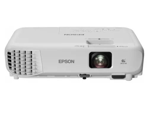 Мултимедиен проектор, Epson EB-W06, WXGA (1280 x 800, 16:10), 3700 ANSI lumens, 16 000:1, HDMI, USB, WLAN (optional), Speakers, 24 months, Lamp: 12 months or 1000 h, White