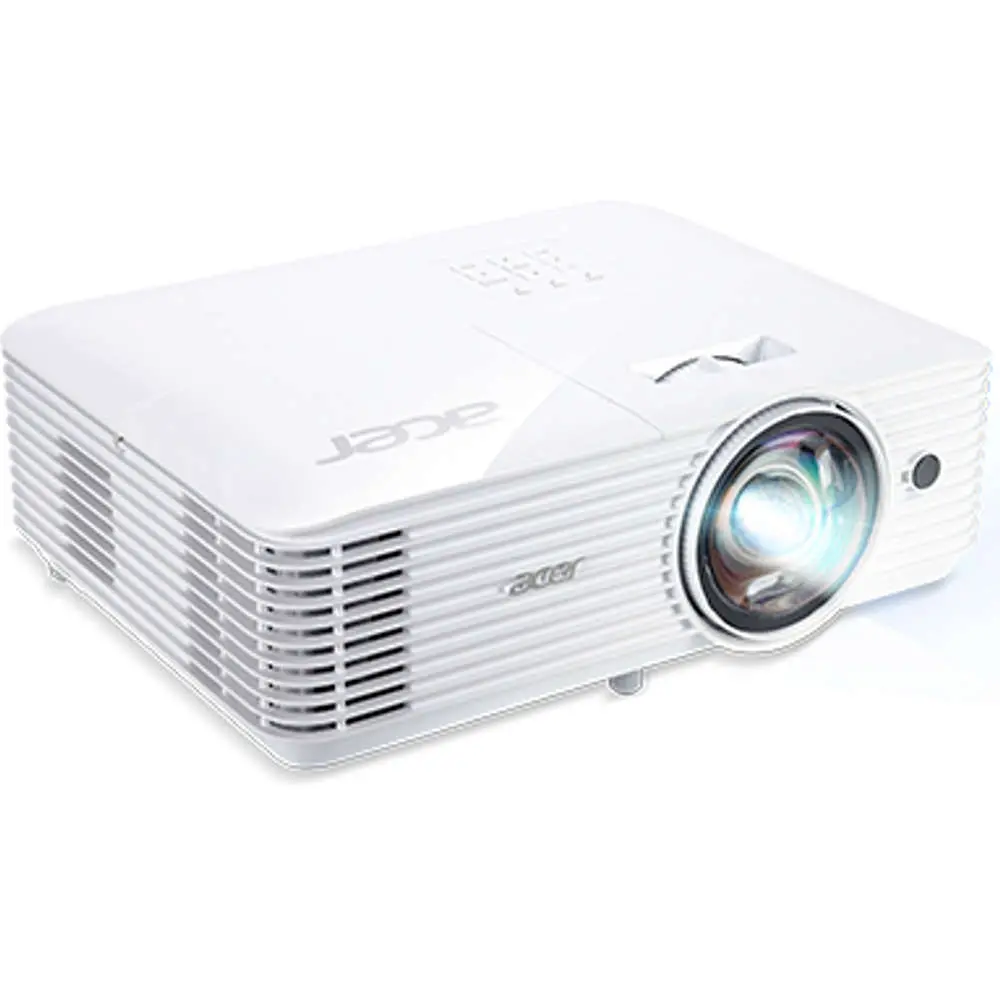 Proiector multimedia, Acer Projector S1386WH, DLP, Short Throw, WXGA (1280x800), 3600 ANSI Lumens, 20 000:1, 1x, 3D ready, HDMI, VGA out, DC Out