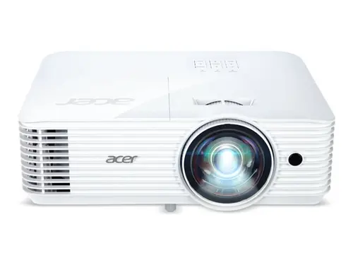Мултимедиен проектор, Acer Projector S1386WH, DLP, Short Throw, WXGA (1280x800), 3600 ANSI Lumens, 20000:1, 3D, HDMI, VGA, RCA, Audio in, Audio out, VGA out, DC Out (5V/1A, USB-A), Speaker 16W, Bluelight Shield, 3.1kg, White - image 1