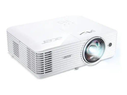 Мултимедиен проектор, Acer Projector S1386WH, DLP, Short Throw, WXGA (1280x800), 3600 ANSI Lumens, 20000:1, 3D, HDMI, VGA, RCA, Audio in, Audio out, VGA out, DC Out (5V/1A, USB-A), Speaker 16W, Bluelight Shield, 3.1kg, White - image 2