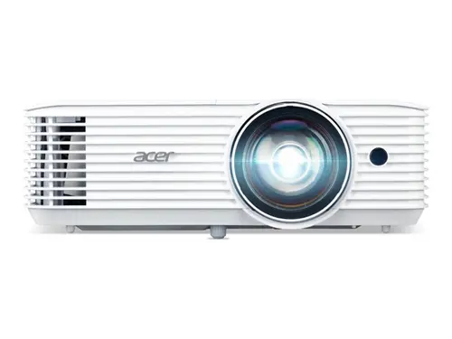 Мултимедиен проектор, Acer Projector H6518STi, DLP, Short Throw, 1080p (1920x1080), 3,500 ANSI Lumens, 10000:1, 3D ready, Wireless dongle included, 2xHDMI, VGA in, Audio in/out, DC Out (5V/1A,USB Type A), RS232, Speaker 3W, White - image 1
