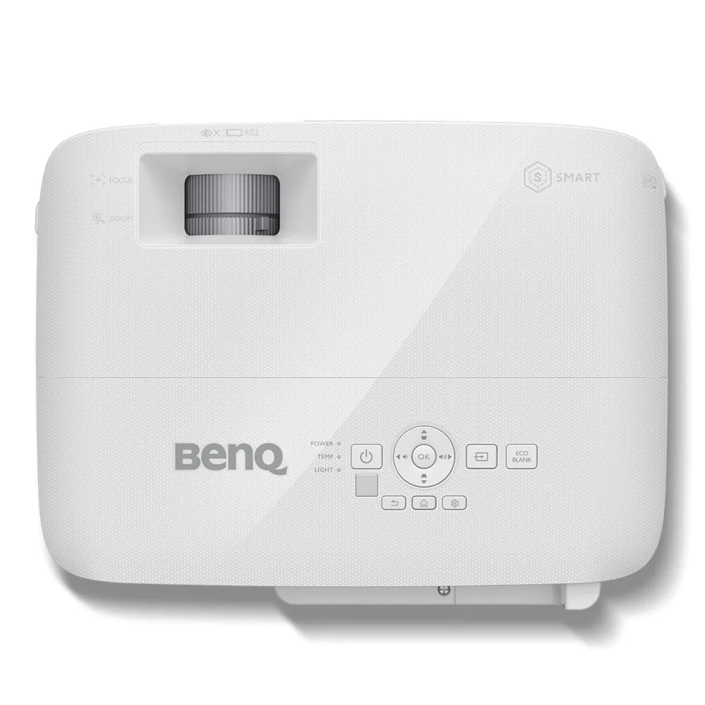 Мултимедиен проектор, BenQ EW600, Wireless Android-based Smart Projector, DLP, WXGA (1280x800), 16:10, 3600 Lumens, 20000:1, Zoom 1.1x, Speaker 2W, USB Reader for PC-Less Presentations, Built-in Firefox, BT 4.0, Dual Band WiFi, 3D, Lamp 200W, up to 15000 hrs, 2.5 Kg, White - image 1
