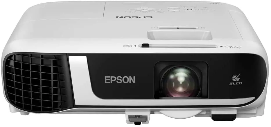 Мултимедиен проектор, Epson EB-FH52, Full HD 1080p (1920 x 1080, 16:9) 240Hz Refresh, 4 000 ANSI lumens, 16 000:1, VGA, HDMI, USB, WLAN, Speakers, 36 months, Lamp: 36 months or 1 000 h, White