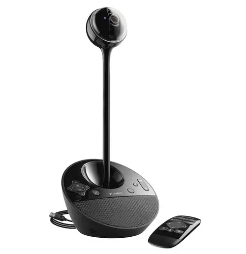Cameră web, Logitech BCC950 AIO ConferenceCam, Full HD, până la 4 locuri, telecomandă, negru - 1