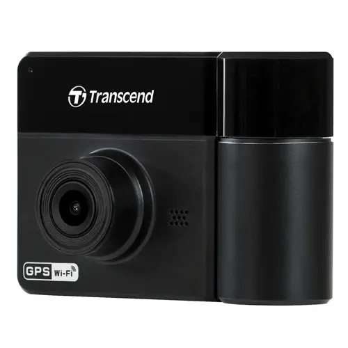 Κάμερα αυτοκινήτου, Transcend 64GB, Dashcam, DrivePro 550, Dual 1080P - 2