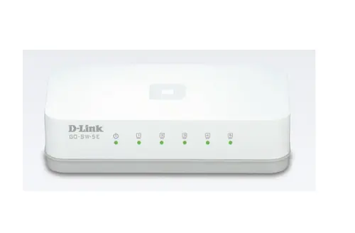 Switch, D-Link 5-Port 10/100M Desktop Switch - 1