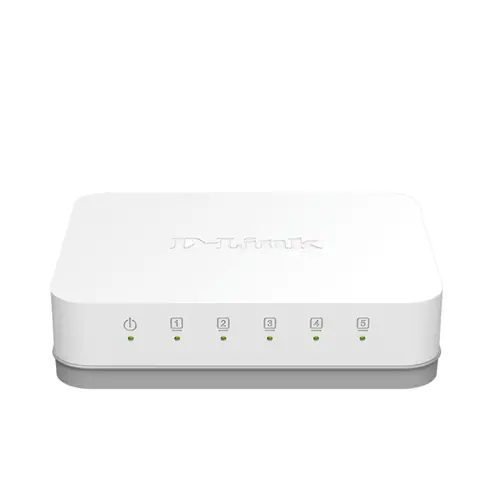 Switch, D-Link 5-Port Gigabit Easy Desktop Switch - 1