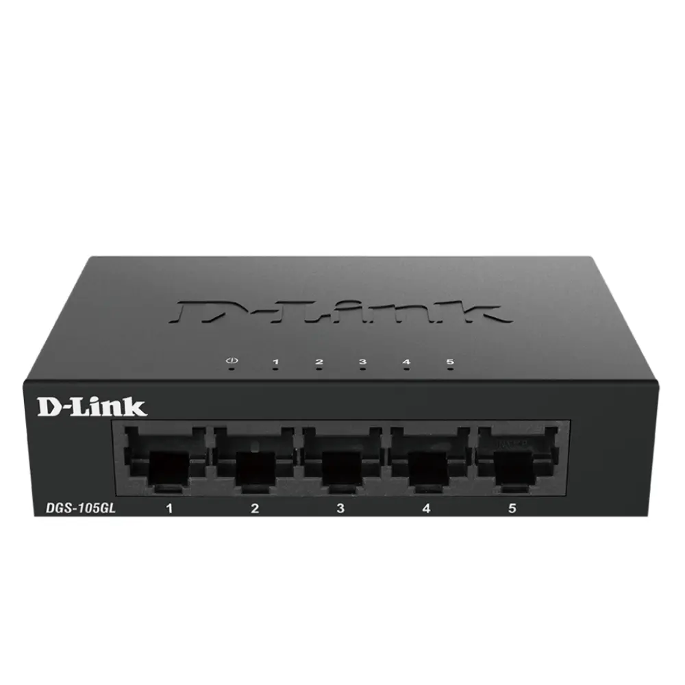 Switch, D-Link 5 θυρών Gigabit Ethernet, μεταλλικό περίβλημα, μη διαχειριζόμενο