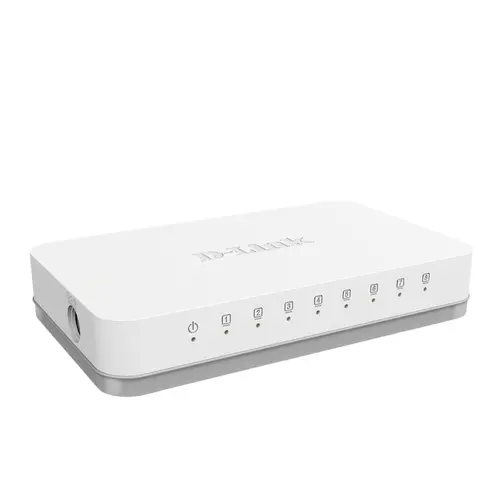 Комутатор, D-Link 8-Port Gigabit Easy Desktop Switch - image 1
