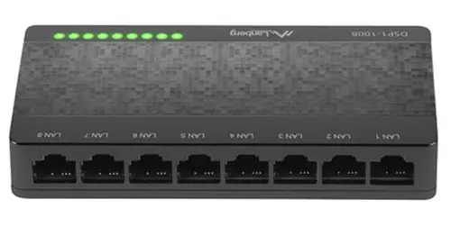 Комутатор, Lanberg switch DSP1-1008 8-port, 1GB/s - image 1