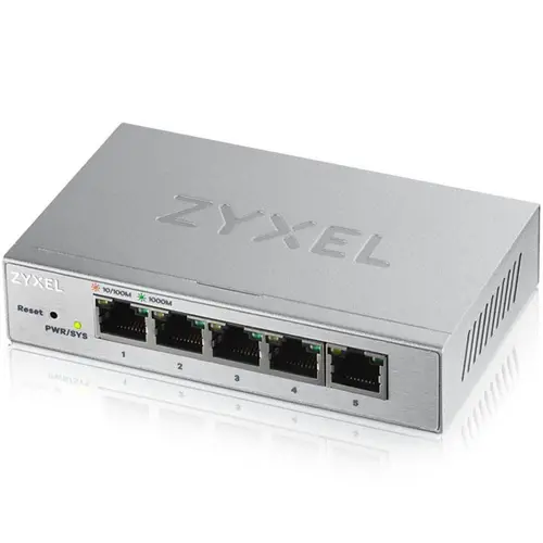 Switch, ZyXEL GS1200-5, Gigabit switch 5 θυρών με web διαχείριση - 2