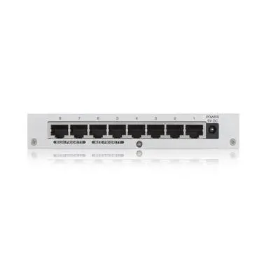 Комутатор, ZyXEL GS-108B v3, 8-port 10/100/1000Mbps Gigabit Ethernet switch, desktop, metal housing - image 2