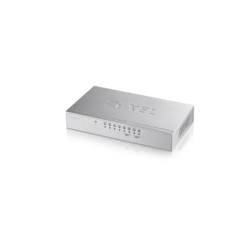 Комутатор, ZyXEL GS-108B v3, 8-port 10/100/1000Mbps Gigabit Ethernet switch, desktop, metal housing