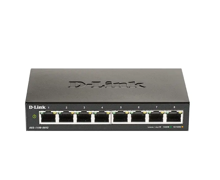 Комутатор, D-Link 8-Port Gigabit Smart Switch
