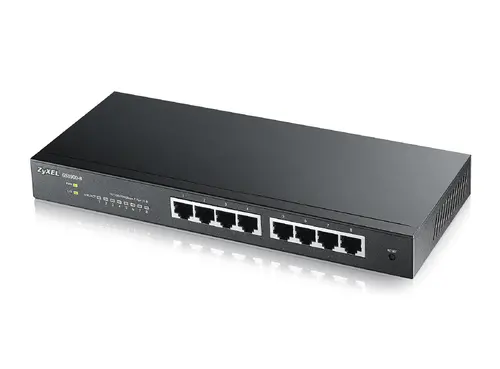 Switch, ZyXEL GS1900-8, 8 θυρών GbE L2 smart switch, επιτραπέζιο, χωρίς ανεμιστήρα - 2