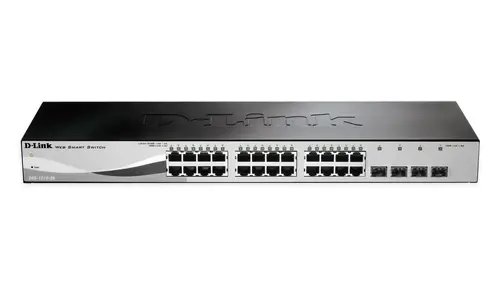 Switch, D-Link 24 porturi 10/100/1000 Base-T cu 4 x 1000Base-T/SFP porturi - 1