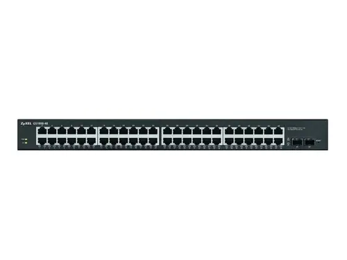 Комутатор, ZyXEL GS1900-48, 48-port GbE L2 Smart Switch, rackmount