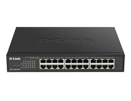 Комутатор, D-Link 24-Port PoE Gigabit Smart Managed Switch - 1
