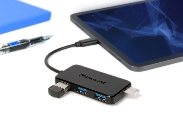 USB хъб, Transcend 4-Port HUB, USB 3.1 Gen 1, Type C - image 3