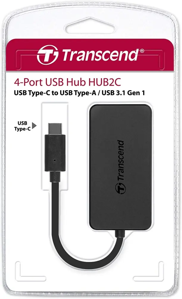 USB hub, Transcend 4-Port HUB, USB 3.1 Gen 1, Type C - image 5