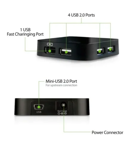 USB хъб, D-Link 4-Port USB 2.0 Hub - image 4