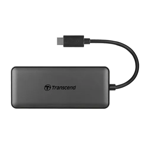 USB хъб, Transcend 3-Port Hub,1-Port PD,SD/MicroSD Reader, USB 3.1 Gen 2,Type C