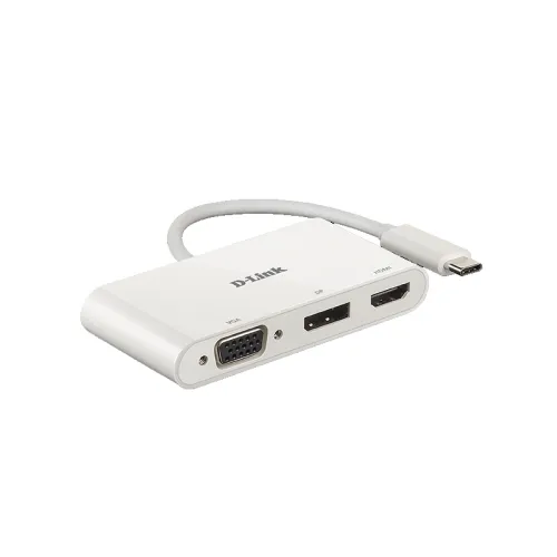 USB хъб, D-Link 3-in-1 USB-C to HDMI/VGA/DisplayPort Adapter