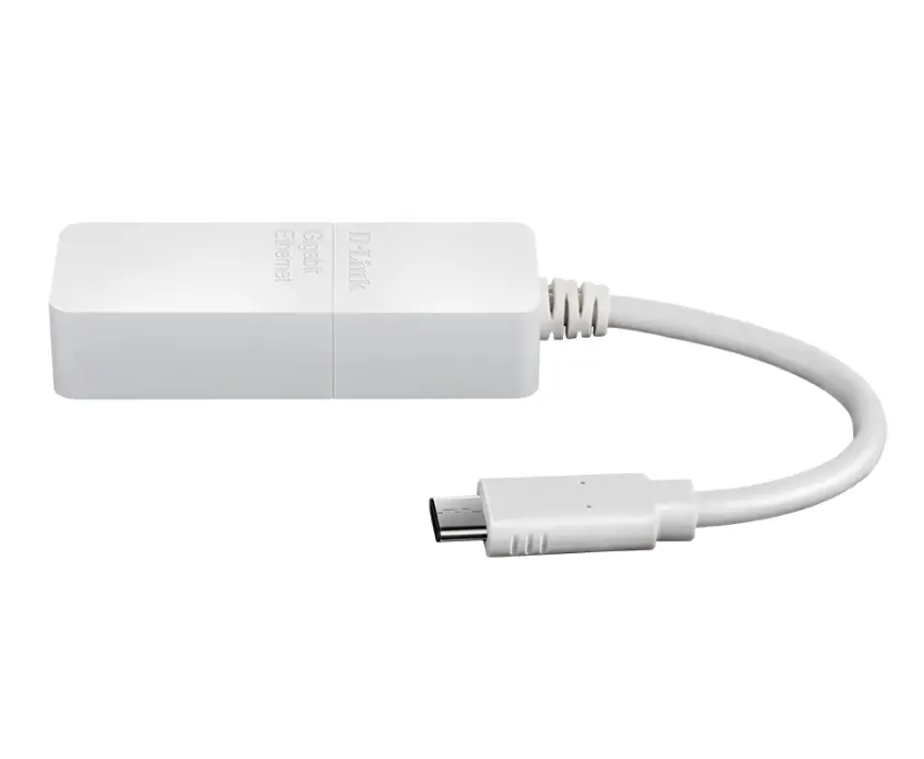 Adaptor, D-Link USB-C la Gigabit Ethernet Adapter - image 1
