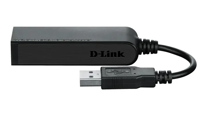 Адаптер, D-Link USB 2.0 10/100Mbps Fast Ethernet Adapter - image 1