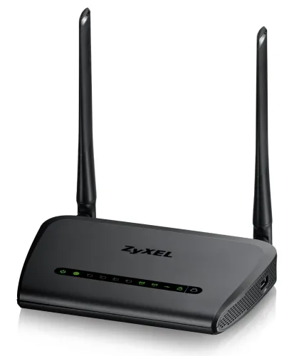 Рутер, ZyXEL NBG6515, Simultaneous Dual-band Wireless AC750 Home Router, 802.11ac (300Mbps/2.4GHz+433Mbps/5GHz), back compatibility with 802.11b/g/n/a, 4x Giga LAN, 1x Giga WAN, Multiple Mode (Router/AP/Repeater), WPA2, QoS, WPS button, 2x 5dBi antennas