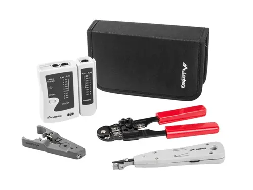 Instrument, Lanberg trusă de scule de rețea cu scule de rețea și tester - 1