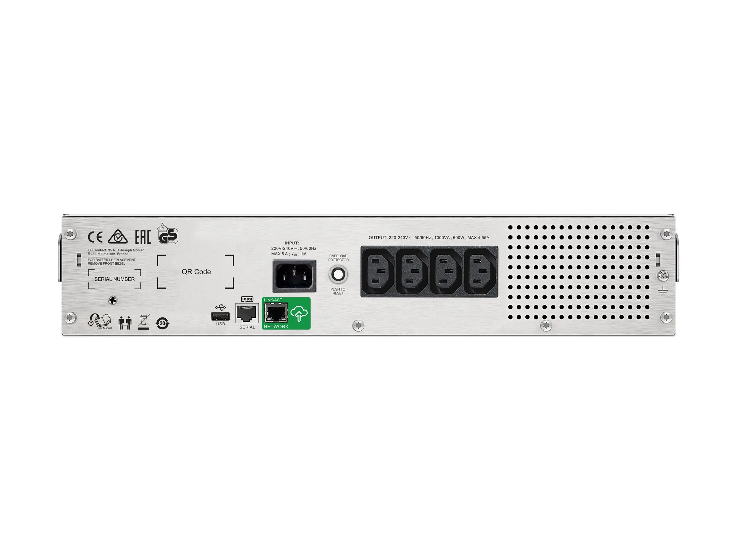 Αδιάλειπτη τροφοδοσία UPS, APC Smart-UPS C 1500VA LCD RM 2U 230V με SmartConnect - image 2