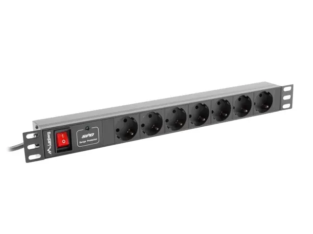 Φίλτρο, Lanberg power distribution unit (PDU) 19"1U 10A 7 πρίζες SCHUKO 2M, μαύρο