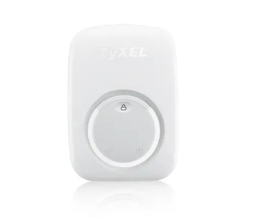 Безжичен усилвател, ZyXEL WRE2206, Wireless N300 (802.11n 300Mbps) Range Extender/Repeater, Direcplug design, 1x 10/100Mbps LAN port, WPS button, WEP/WPA/WPA2 - image 1