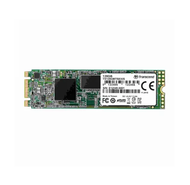 Твърд диск, Transcend 128GB, M.2 2280 SSD, SATA3 B+M Key, TLC