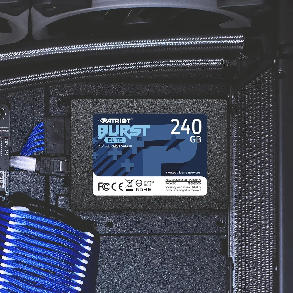 Твърд диск, Patriot Burst Elite 240GB SATA3 2.5 - image 4