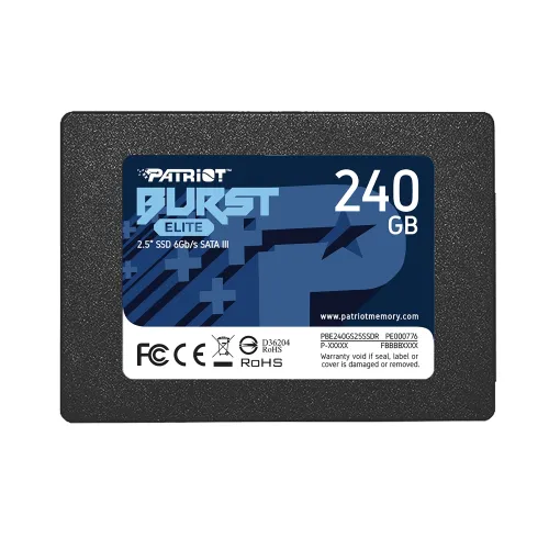 Твърд диск, Patriot Burst Elite 240GB SATA3 2.5