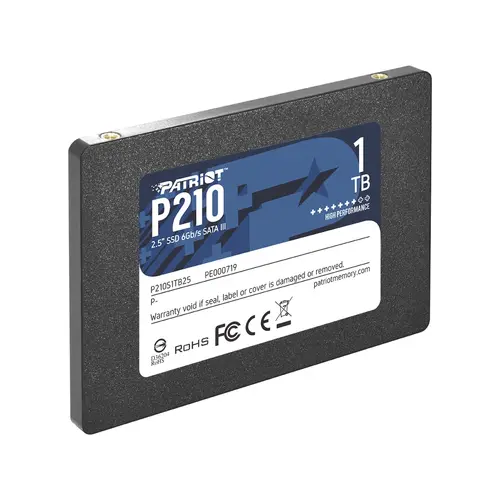 Твърд диск, Patriot P210 1TB SATA3 2.5 - image 2