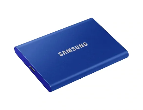 Твърд диск, Samsung Portable SSD T7 1TB, USB 3.2, Read 1050 MB/s Write 1000 MB/s, Indigo Blue - image 4