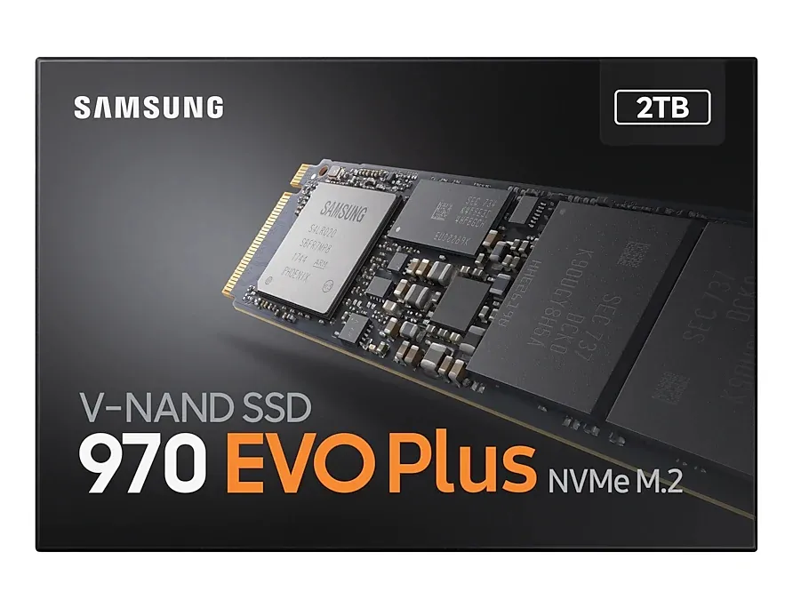 Твърд диск, Samsung SSD 970 EVO Plus 2 TB M.2, PCIe Gen 3.0 x4 NVMe 1.3, V-NAND 3-bit MLC, Phoenix Controller, 256-bit Encryption, 2 GB DDR4 SDRAM, Read 3500 MB/s Write 3300 MB/s - image 3
