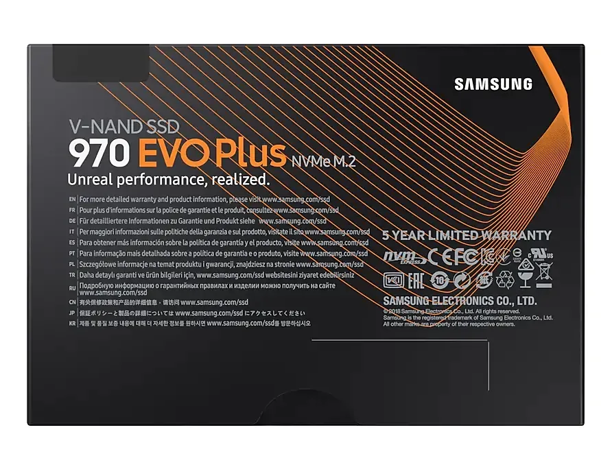 Твърд диск, Samsung SSD 970 EVO Plus 2 TB M.2, PCIe Gen 3.0 x4 NVMe 1.3, V-NAND 3-bit MLC, Phoenix Controller, 256-bit Encryption, 2 GB DDR4 SDRAM, Read 3500 MB/s Write 3300 MB/s - image 4