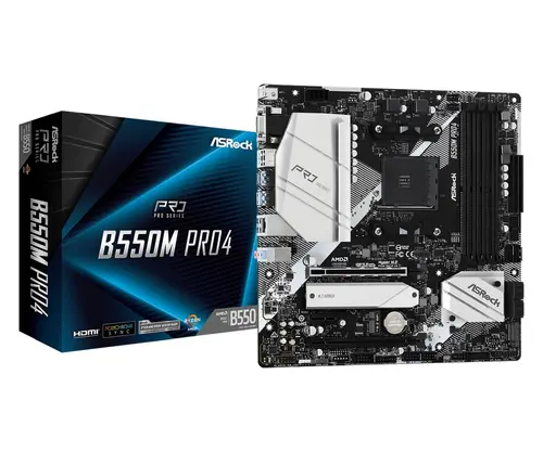 Дънна платка, Asrock B550M Pro 4